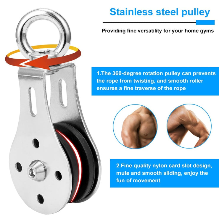 Bandas Elasticas Fitness Equipment DIY Pulley Cable Machine Attachment System