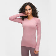 Nepoagym OCEAN Women Yoga Seamless Top Super Soft Long Sleeve Shirt