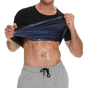 Men's Heat Trapping Shirt Sweat Body Shaper Vest Waist Slimmer